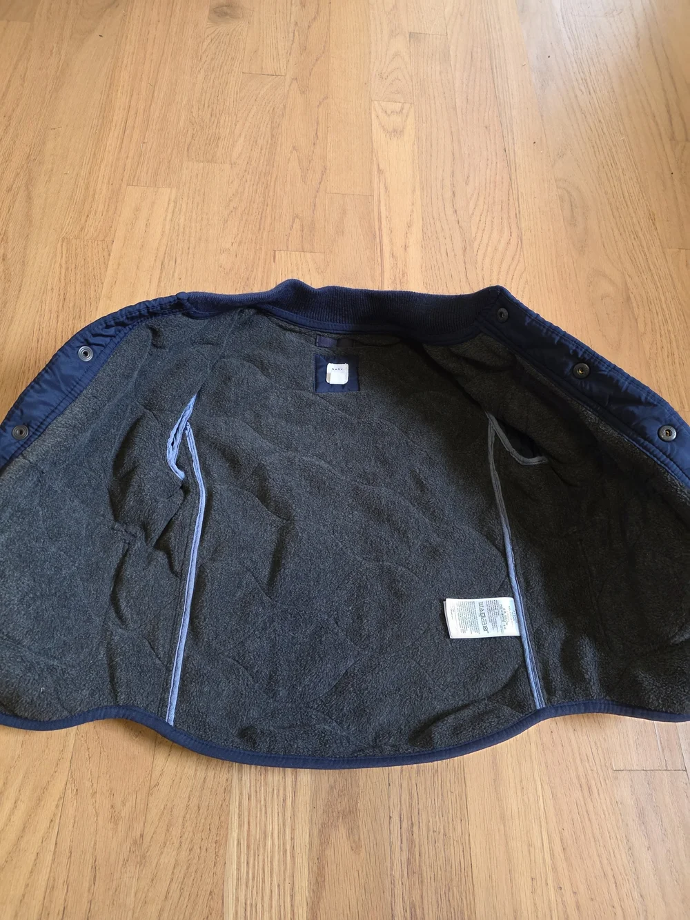 Baby GAP Quilted Navy Button Up Jacket Size 4